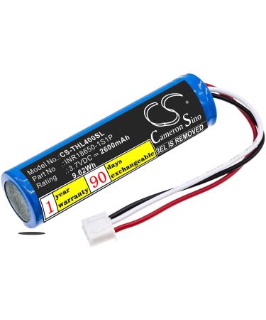 3.7V theradome lh40 Replacement Battery for Theradome LH40 LH80 Pro LH80 with INR18650-1S1P/2600mAh