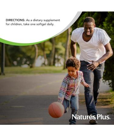 Natures Plus Children's Vita-Gels Multivitamin - Gluten Free Natural Orange Flavor 180 Softgels - Pack of 2 for Optimal Health - Buy Online on SooperMarket.com