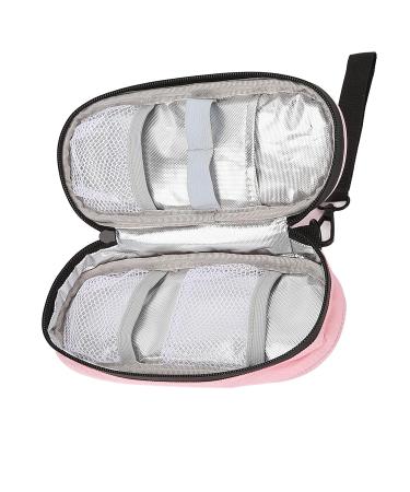 Insulin Cooler Bag | Portable Medication Storage Pouch - Pink - Buy Online on SooperMarket.com