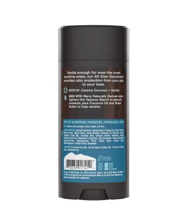 Every Man Jack All Over Deodorant - 24 Hour Whole Body Odor Protection - Aluminum Free - Coconut + Vanilla Scent 2.6 oz (1 Pack) Coconut + Vanilla 2.6 oz (Pack of 1) - Buy Online on SooperMarket.com