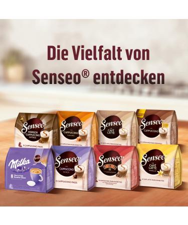 Buy Senseo Caf Latte Vanilla Pads - 40 Coffee Pads Pack of 5 - Perfect for 40 Delicious Drinks | International Shipping Available - Buy Online on SooperMarket.com