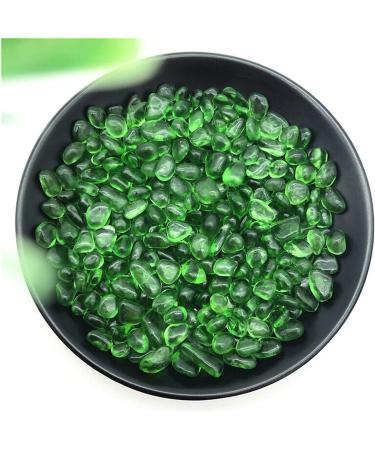Natural Crystal Rough 50g 7-9mm Green Glass Gravel Glaze Stone Rock Polished Aquarium Specimen Decor Natural Quartz Crystals Home Decoration ERTEYIN - Buy Online on SooperMarket.com