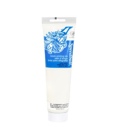 Speedball Water-Soluble Block Printing Ink  5-Ounce Tube (Platinum White)