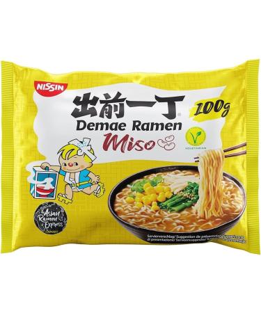 Nissin Demae Ramen Instant Ramen Noodles - Miso Flavour 100g (Pack of 10) by CNMART - Buy Online on SooperMarket.com