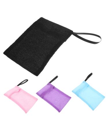 MUSISALY 4pcs Soap Bag Soap Pouch for Shower Soap Bar Pouch Bar Soap Scrubber Pouch Soap Sleeve Nylon