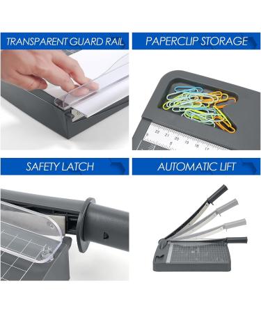 MROCO Paper Cutter 12" Cut Length Paper Trimmer  Guillotine Trimmer with 12 sheet Capacity Paper Cutting Board  Heavy Duty Guillotine Paper Cutters and Trimmers for Cardstock Paper Crafts Paper Slicer - Buy Online on SooperMarket.com