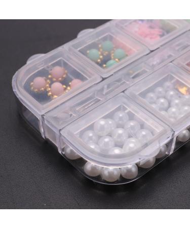 Lanlousy 3D Shape New Nail Clear Nail Pearl Diy Nail Art Decorations Rhinestone Manicure Tools 13# - Buy Online on SooperMarket.com