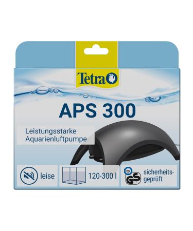 Tetra APS 300 Aquarium Air Pump - quiet diaphragm pump for aquariums from 120-300 L black Black APS 300 (120 - 300 L)