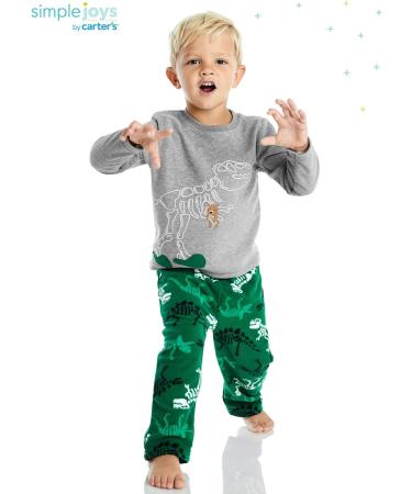Simple Joys by Carter's Boys' Dinosaur Pajama Set - Size 2 Years - Buy Online on SooperMarket.com