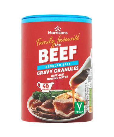 Morrisons Reduced Salt Beef Gravy Granules 200g