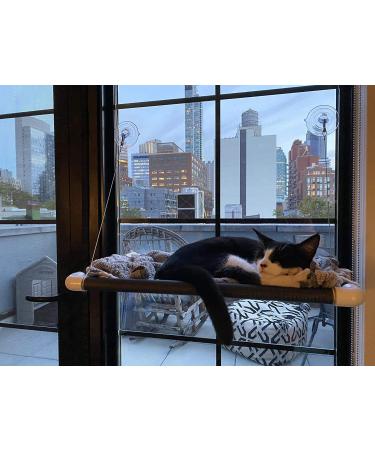 Lcybem Cat Window Hammock - Sturdy Suction Cups Window Perch for Cats - Holds Two Large Cats - 360 Sunbathe - Indoor Cat Window Seat - Buy Online on SooperMarket.com