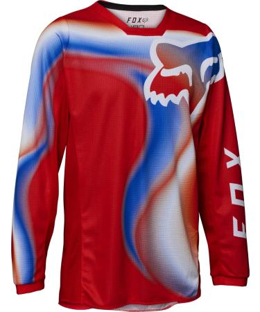 Fox Racing Unisex Kids 180 Toxsyk Jersey Shirt - M Red | Buy Internationally - Top Quality & Style - Buy Online on SooperMarket.com