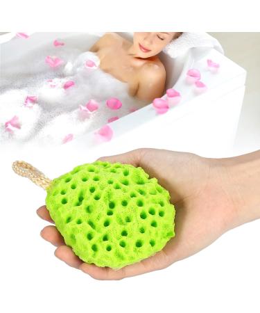 Bath Shower Sponge Bath Mesh Pouf Shower Ball Body Cleansing Scrubber Exfoliating Bath Sponge Bath Ball for Women and Men 4 Colors Optional(Green) - Buy Online on SooperMarket.com