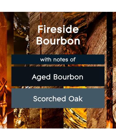 Glade Scented Candle Fireside Bourbon Air Freshener Infused with Essential Oils 3-Wick Candle 1 Count - Buy Online on SooperMarket.com