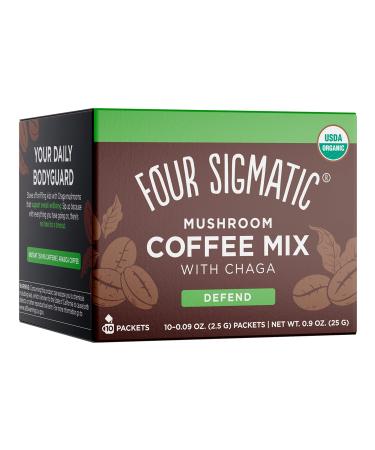 Four Sigmatic Mushroom Coffee Mix with Chaga 10 Packets 0.09 oz (2.5 g) Each
