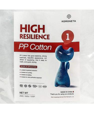 KORONETA 250g Premium White Polyester Fiber for Dolls and Pillows - 8.8oz Stuffing - Buy Online on SooperMarket.com