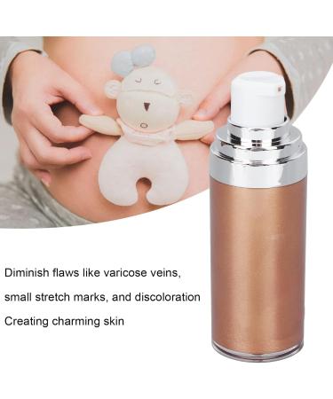 Glitter Body Makeup Liquid Cream - Shiny Face & Skin Highlighter Lotion for a Natural Glow - Prismatic Finish in Bronze Gold - Buy Online on SooperMarket.com