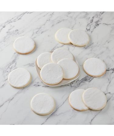 50-Pack Nut-Free White Iced Smiley Cookie Sugar Cookies - Nut-Free Handmade Treats - Buy Online on SooperMarket.com