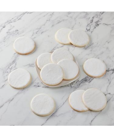 Dozen Nut Free Individually Wrapped White Iced Sugar Cookies