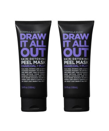 FORMULA 10.0.6 Draw It All Out Skin Detoxing Charcoal Peel Mask 2PK