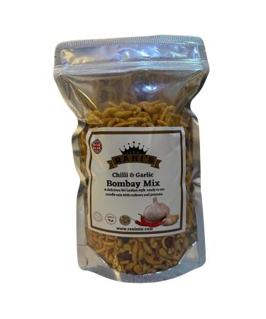 Rani Mix Luxury Bombay Mix with Cashews (Chilli & Garlic 1x 180 grams) Chilli & Garlic 180.00 g (Pack of 1)