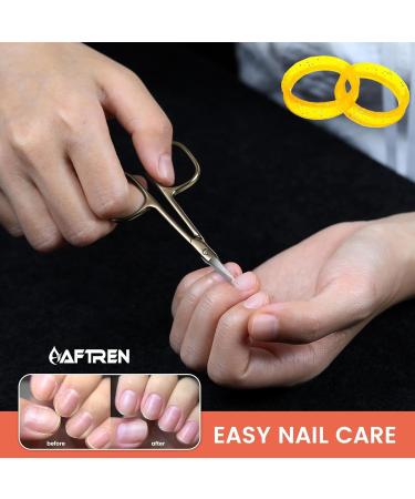 Cuticle Scissors Precision Manicure Beauty Nail Scissors for Small Children Cuticle Nipper Professional Stainless Steel Scissors for Men Women 3.7 Inch Gold - Buy Online on SooperMarket.com