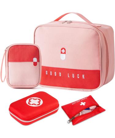 Yutuy 4Stk medication bag medication bag Big capacity emergency pocket empty waterproof first aid pocket portable care bag travel pharmacy bag first
