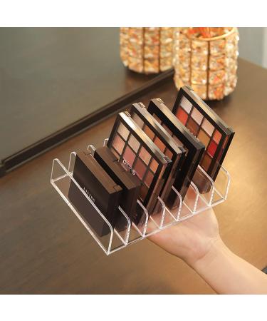Vowcarol Eyeshadow Palette Organizer Acrylic 7-Section Clear Makeup Holder - 2 Pack - Buy Online on SooperMarket.com