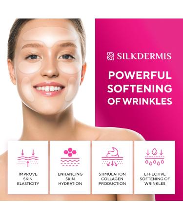 Silicone Face & Forehead Wrinkle Patches - Anti-Wrinkle Treatment for Smile Lines & Under Eyes (5pcs) | Best Nasolabial Folds Solution - Buy Online on SooperMarket.com