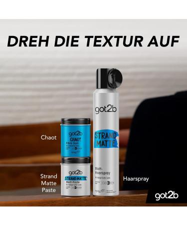 Shop GOT2B Beach Matte Paste 100ml | Ultimate Styling for Textured Surf Looks - Non-Greasy & Easy to Use - Buy Online on SooperMarket.com
