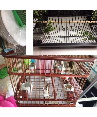 LIZHOUMIL 100 Pieces Bird Cage Liners - Disposable Wooden Bird Mat for Parrot Cages - Cuttable Pet Pad Cushion Supplies - Medium Size (27x20cm) - Buy Online on SooperMarket.com
