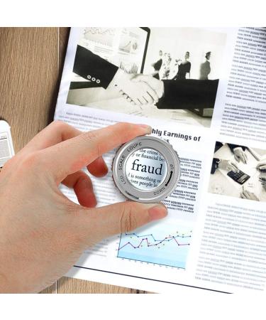 Intsun 30X Jewelers Loupe Magnifier with 6 LED Light Interchangeable Reticle Scale Illuminated Adjustable Focal Length Magnifying Glass for Textile Optical Embroidery Circuit Board Coins etc - Buy Online on SooperMarket.com