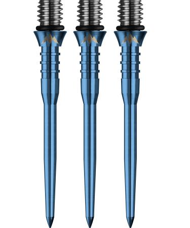 Mission Darts Titan Pro |Grooved Titanium Dart Tip Conversion Point 30mm Solid Blue