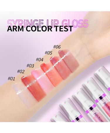 3 Colors Lip Plumping Booster Set - Natural Fuller Gloss Hydrating Lip Care Serum Glitter Finish (04+05+06 - Buy Online on SooperMarket.com