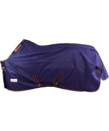 Marengos by Bucas Winter Blanket 1200D | Waterproof & Breathable Irish Turnout | Blue/Orange 125cm (100g/m Filling) - Shop Internationally - Buy Online on SooperMarket.com
