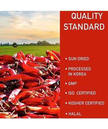 Taekyung Red Pepper Chilli Powder Coarse Flake 1.36kg/3lb - Halal Vegan Gluten Free for Kimchi - Buy Online on SooperMarket.com