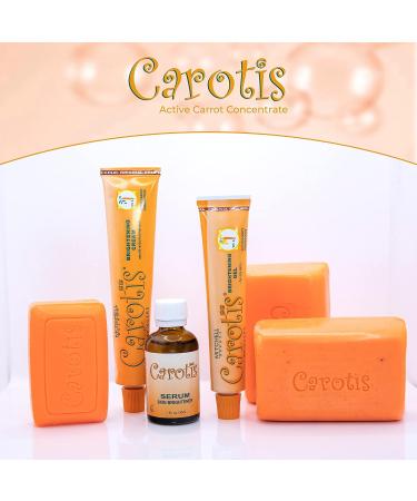 Carotis Exfoliating Soap 200g - Restore Radiance, Eliminate Dead Skin Cells, Vitamin A - Buy Online on SooperMarket.com