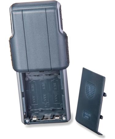 Carson PO-25 MiniBrite LED Lighted Pocket 3x Magnifier | Grey | Built-in Sliding Lens Cover | 2.0 x 0.6 x 4.5 inches - Buy Online on SooperMarket.com