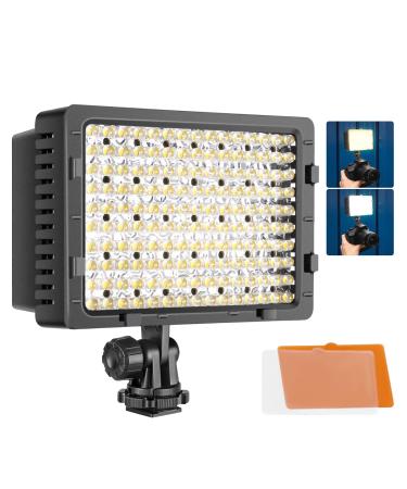 NEEWER 160 LED CN-160 Dimmable Ultra High Power Panel Digital Camera / Camcorder Video Light, LED Light compatible with Canon, Nikon, Pentax, Panasonic,SONY, Samsung and Olympus Digital SLR Cameras Standard Packaging
