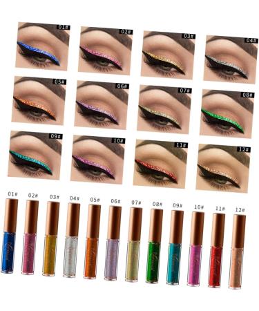 FOYTOKI 3pcs Women Eyeliner Women Shadow Cosmetic Glow Liquid Eyeliner Colored Eyeliners Colorful Eyeliner - Buy Online on SooperMarket.com