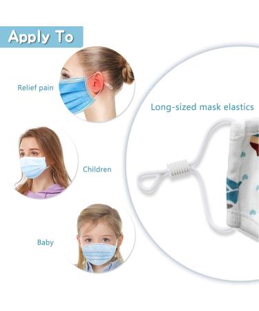 OCEANTREE Cord Locks for Mask - Silicone Cord Stopper Earloop Toggles - White - Buy Online on SooperMarket.com