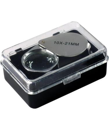 HTS 202A0 10x 21mm Stainless Steel Jeweler's Singlet Loupe - Premium Quality Magnifier - Buy Online on SooperMarket.com