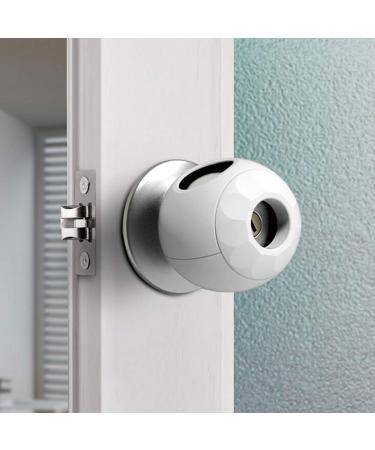 Childproof Door Knob Covers Babyproof (4 Pack) Child Door Locks Door Handle Baby Proofing Door Safety for Kids by AILUOQI