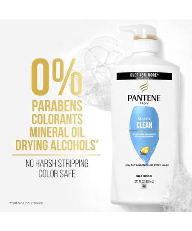 Pantene Classic Clean Shampoo Twin Pack with Hair Treatment - 55.9 fl oz (NEW Version) - Buy Online on SooperMarket.com