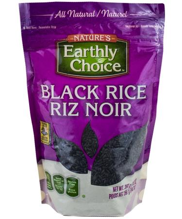 Nature's Earthly Choice Black Rice - Riz Noir 14-Ounce 6-Pack