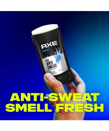 AXE Phoenix Antiperspirant For Men 48H Sweat & Odor Protection Mint & Rosemary Stay Dry For 48H With Men's Deodorant 2.7 oz (Pack of 2) - Buy Online on SooperMarket.com
