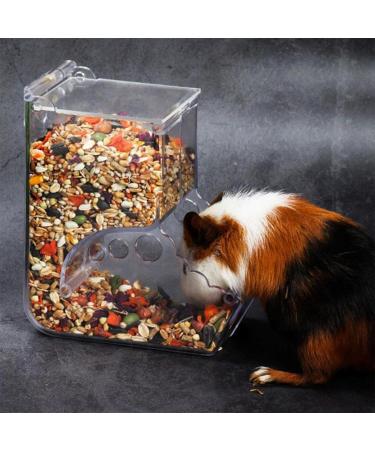 Hamsters Feeder Small Animals Automatic Dispenser Gravity Auto Dispensers Pet Pellets Food Storage Bowl - Dwarf Hamster Gerbils Mice Hedgehog Guinea Pig and Other Small Animal Ideal Feeding Station - Buy Online on SooperMarket.com