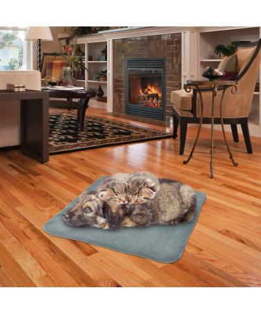 RIOGOO Pet Heating Pad | Upgraded Electric Dog Cat Heating Pad | Waterproof | Auto Power Off | M Size 18 x 18 - Buy Online on SooperMarket.com