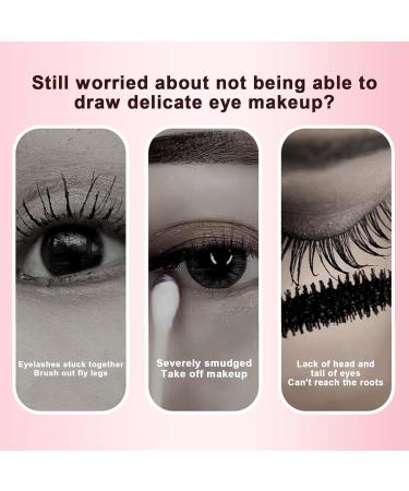 Eyeliner Guide Tool - Portable Multifunctional Eyeliner Stencils - Mascara Shield for Beginners Eyebrow Stencils for Winged Eyeliner Lashes Lip Liner Dalynn Yellow - Buy Online on SooperMarket.com