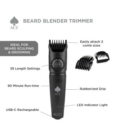 Stylecraft Ace Beard Blender - Cordless USB-C Hair Trimmer for Precision Grooming | International Shipping Available - Buy Online on SooperMarket.com